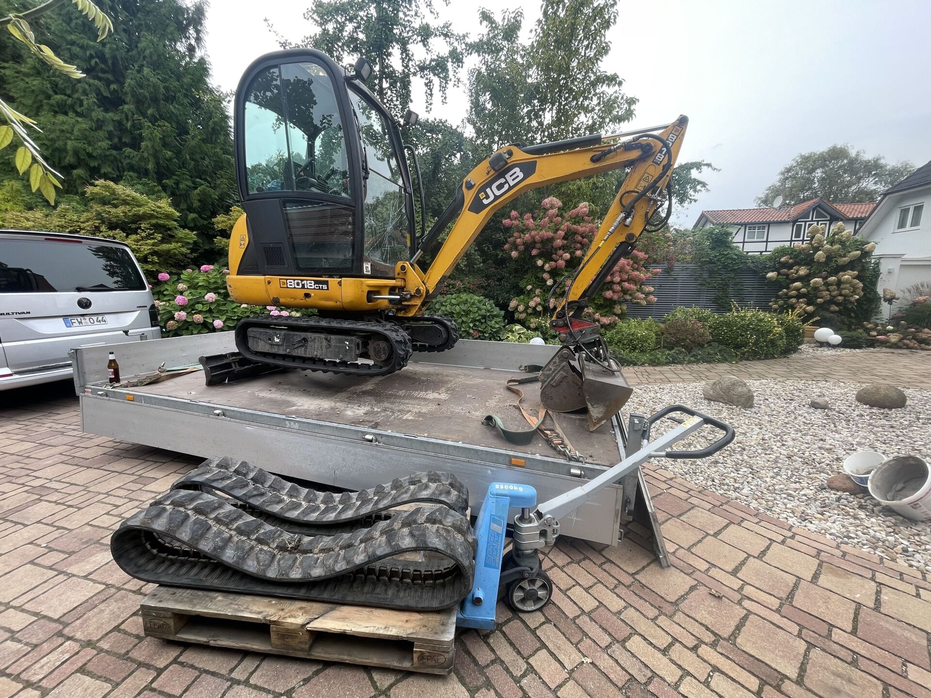 2x Gummikette Baggerkette 450x73,5x80 Für Case 9700 Jcb JS70 Ihi 70J